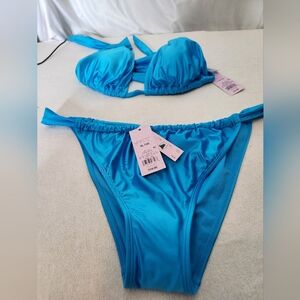Wild Fable Blue Bikini Set
